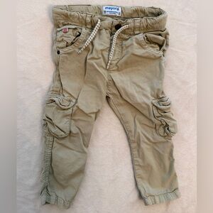 Mayoral Tan Cargo Pants for Kids